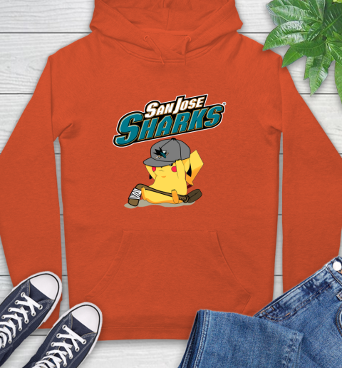 NHL Pikachu Hockey Sports San Jose Sharks Hoodie 5