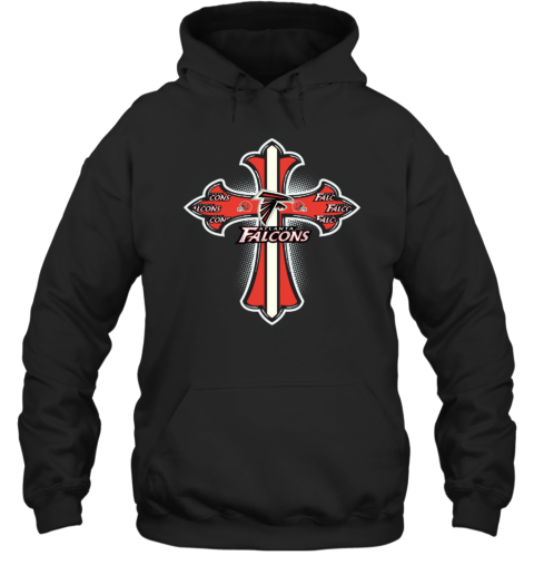 NFL Red Crusader Cross Atlanta Falcons Hoodie