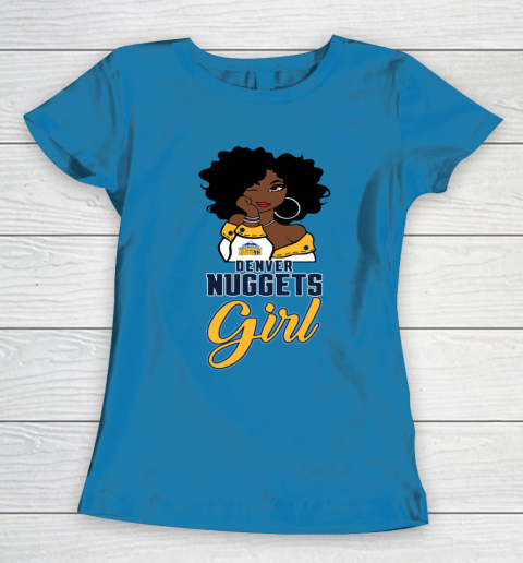 Denver Nuggets Girl NBA Women's T-Shirt 8
