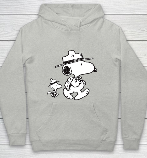 Funny Snoopy Woodstock Camping Youth Hoodie