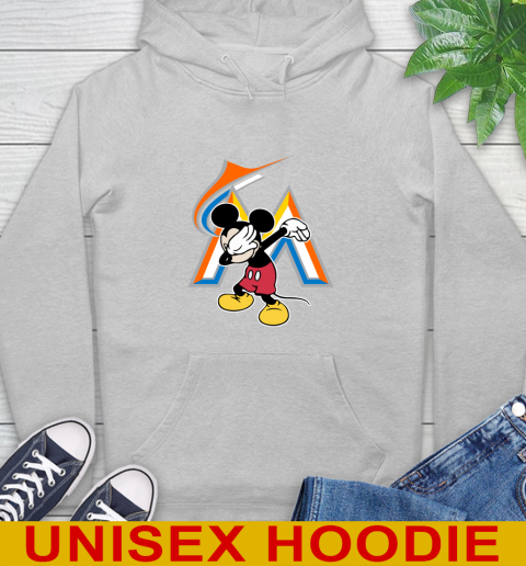 Miami Marlins MLB Baseball Dabbing Mickey Disney Sports Hoodie 6