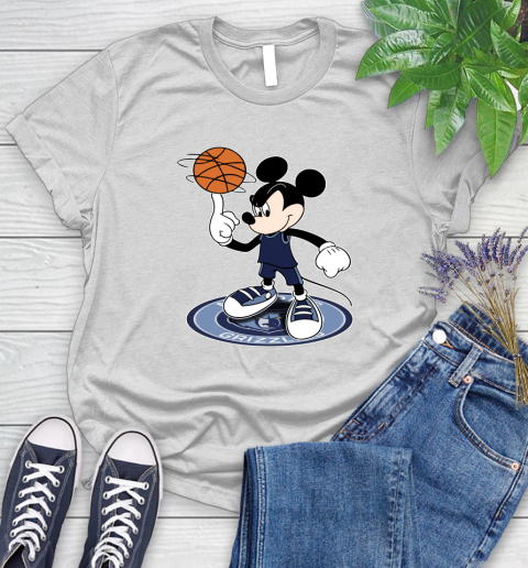 NBA Basketball Memphis Grizzlies Cheerful Mickey Disney Shirt Women's T-Shirt 2