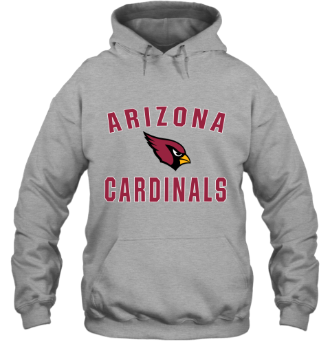huoi arizona cardinals nfl line by fanatics branded gray victory hoodie 23 front sport grey