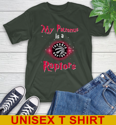 NBA Basketball Harry Potter My Patronus Is A Toronto Raptors T-Shirt 6
