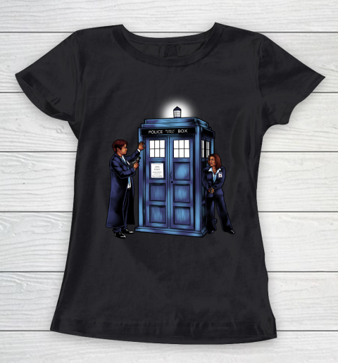 Doctor Who Shirt The Agents have the Phone Box Women's T-Shirt