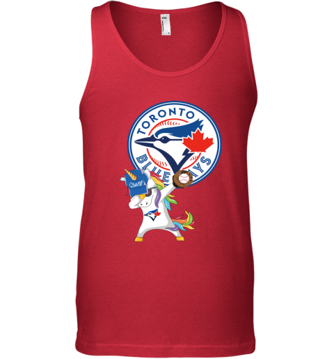 Hip Hop Dabbing Unicorn Flippin Love Toronto Blue Jays Tank Top