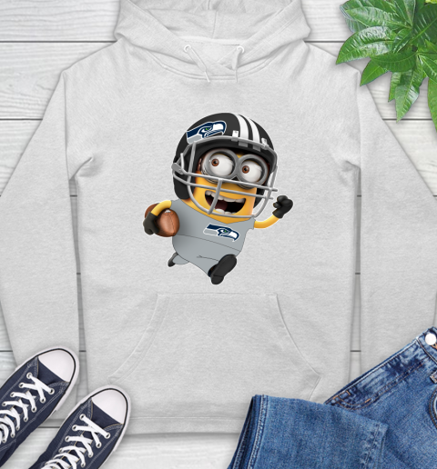 NFL Seattle Seahawks Minions Disney Football Sports Hoodie