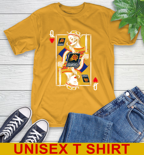 NBA Basketball Phoenix Suns The Queen Of Hearts Card Shirt T-Shirt 2