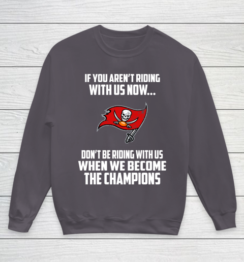 NFL Tampa Bay Buccaneers Football We Become The Champions Youth Sweatshirt 5