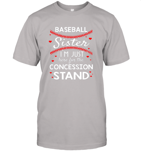 l6s3 baseball sister shirt i39 m just here for the concession stand jersey t shirt 60 front ash