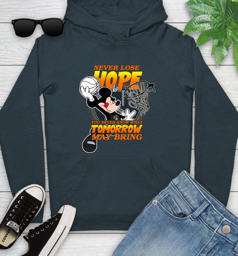 Brooklyn Nets NBA Basketball Mickey Disney Never Lose Hope Youth Hoodie 10