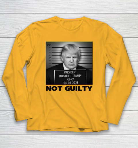 Trump Not Guilty Long Sleeve T-Shirt - Image 3