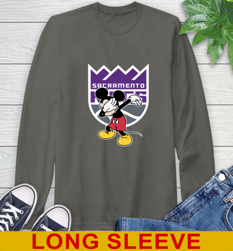 Sacramento Kings NBA Basketball Dabbing Mickey Disney Sports Long Sleeve T-Shirt 8