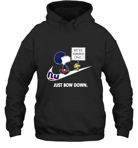New York Giants Are Number One – Just Bow Down Snoopy Hoodie