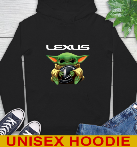 Star Wars Baby Yoda Hugs Lexus Car Shirt 13