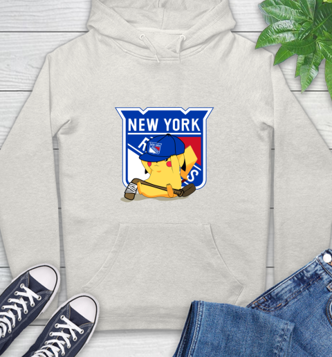 NHL Pikachu Hockey Sports New York Rangers Hoodie 12