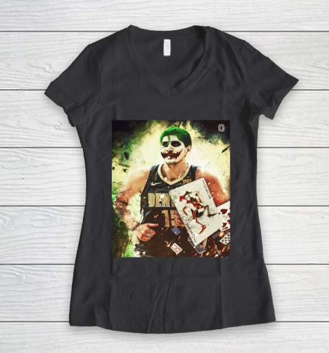 Nikola Jokic MVP Denver Joker Women's V-Neck T-Shirt 6