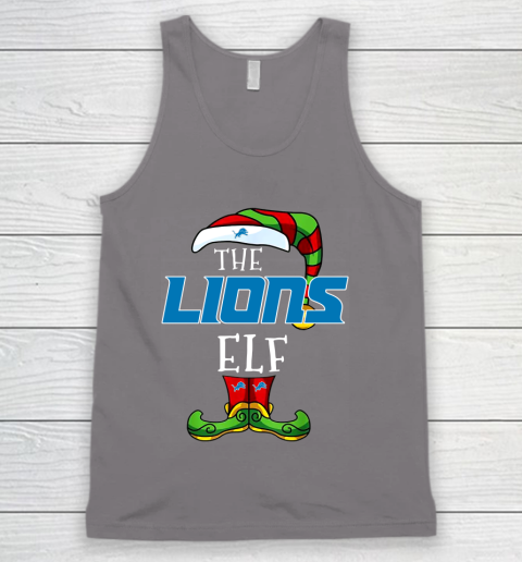 Detroit Lions Christmas ELF Funny NFL Tank Top 6