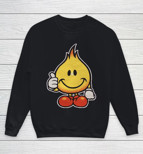 World Industries Flame Boy Hook Ups Skate Hookups Hook Ups 90's Vintage Youth Sweatshirt