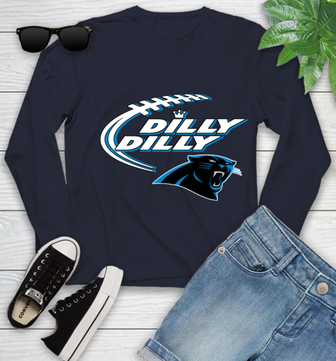 NFL Carolina Panthers Dilly Dilly Football Sports Youth Long Sleeve 3