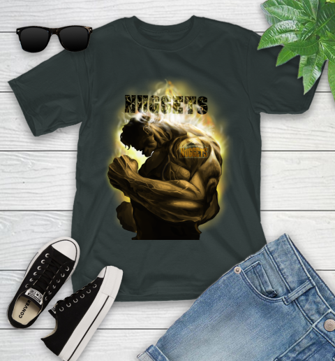 Denver Nuggets NBA Basketball Hulk Marvel Avengers Sports Youth T-Shirt 6