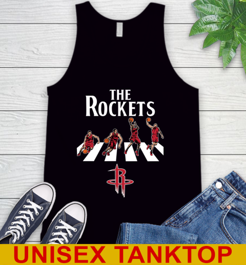 NBA Basketball Houston Rockets The Beatles Rock Band Shirt Tank Top