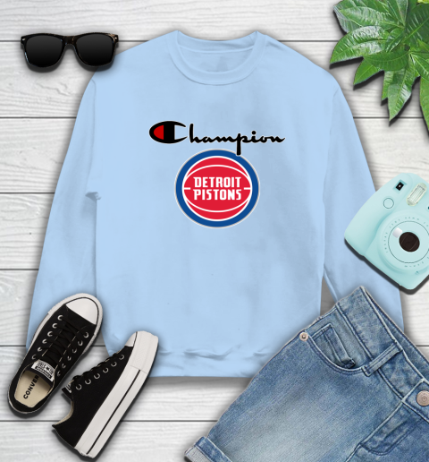 NBA Basketball Detroit Pistons Champion Shirt Sweatshirt 4