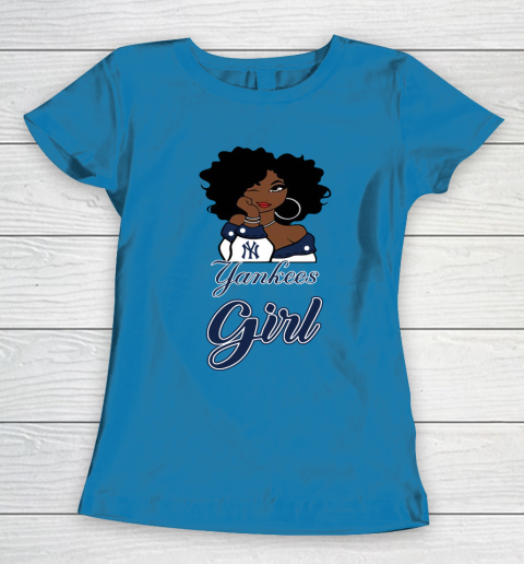 New York Yankeess Girl MLB Women's T-Shirt 8