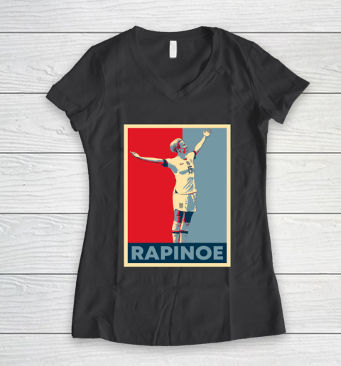 Megan Rapinoe Team USA Soccer Classic T Shirt Women's V-Neck T-Shirt 6