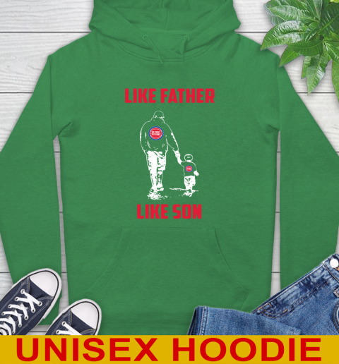 Detroit Pistons NBA Basketball Like Father Like Son Sports Hoodie 8