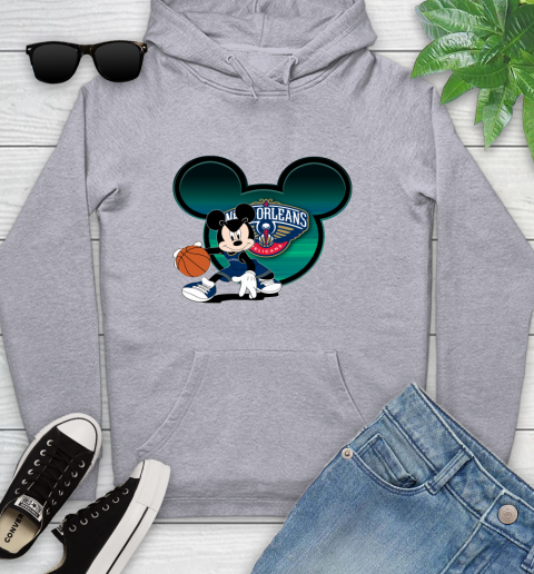 NBA New Orleans Pelicans Mickey Mouse Disney Basketball Youth Hoodie 6
