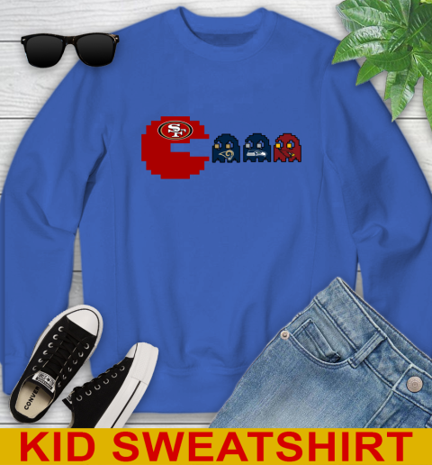 San Francisco 49ers NFL Football Pac Man Champion Youth Sweatshirt 7