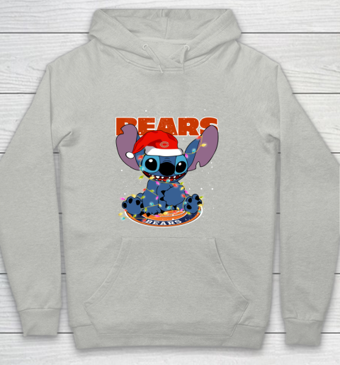 Chicago Bears NFL Football noel stitch Christmas Youth Hoodie