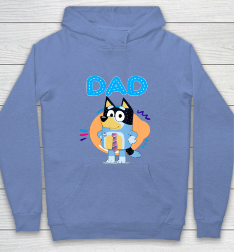 Bluey Dad Lover Forever Father's Day Youth Hoodie 10