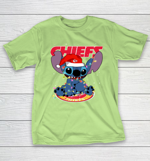 Kansas City Chiefs NFL Football noel stitch Christmas T-Shirt 6