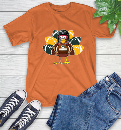 Green Bay Packers Turkey Thanksgiving Day T-Shirt 5