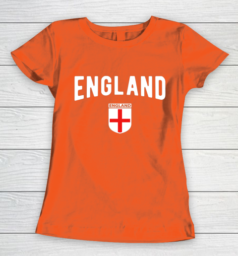 England Soccer Jersey 2021 2022 Football Team Women's T-Shirt 3
