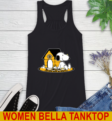 NHL Hockey Boston Bruins Snoopy The Peanuts Movie Shirt Racerback Tank 2