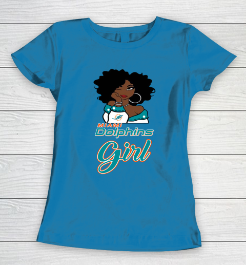 Miami Dolphins Girl NFL Women's T-Shirt 8