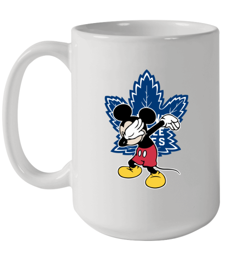 Toronto Maple Leafs NHL Hockey Dabbing Mickey Disney Sports Ceramic Mug 15oz