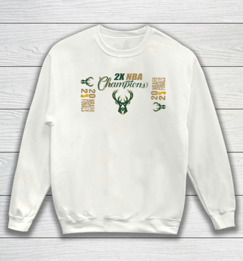 Bucks championship shirt  2X NBA championship 2021 Sweatshirt