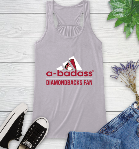 MLB A Badass Arizona Diamondbacks Fan Adidas Baseball Sports Racerback Tank 4