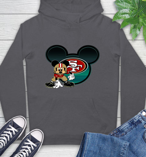 NFL San Francisco 49ers Mickey Mouse Disney Football T Shirt Hoodie 7