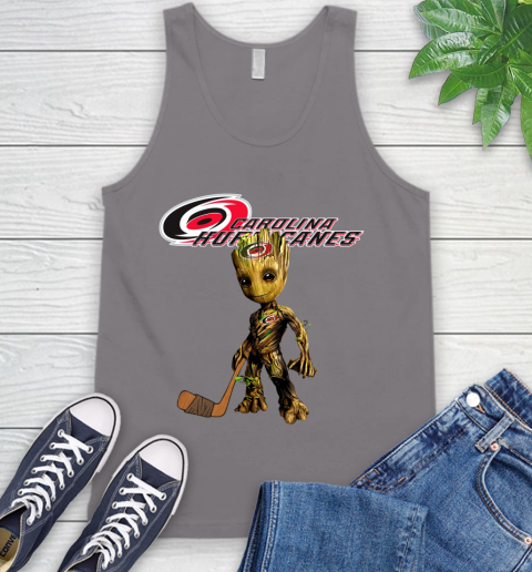 Carolina Hurricanes NHL Hockey Groot Marvel Guardians Of The Galaxy Tank Top 7