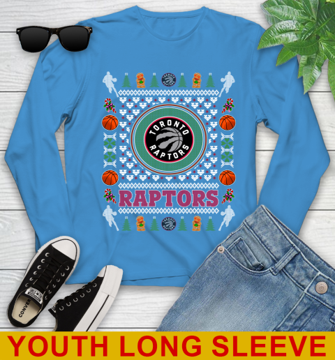 Toronto Raptors Merry Christmas NBA Basketball Loyal Fan Youth Long Sleeve 8