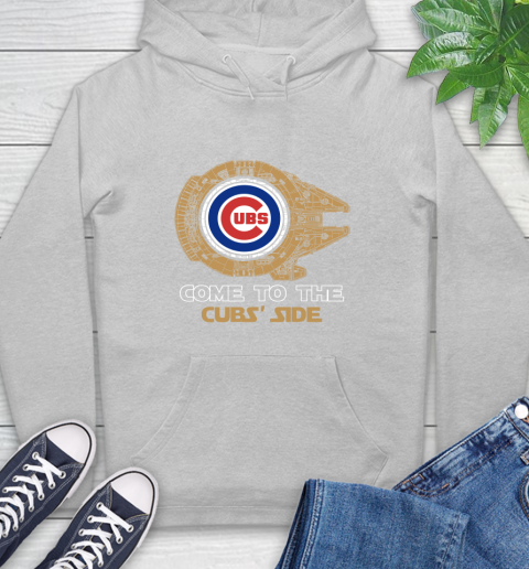 MLB Come To The Chicago Cubs Side Star Wars Baseball Sports Hoodie 6