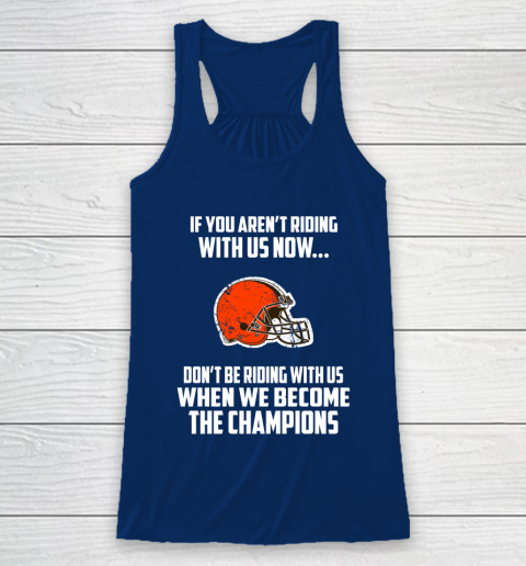 NFL Cleveland Browns Football We Become The Champions Racerback Tank 6