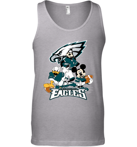 NFL Philadelphia Eagles Mickey Mouse Donald Duck Goofy Football Unisex  Jersey Tee 