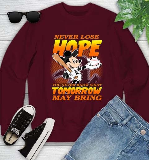 Chicago White Sox MLB Baseball Mickey Disney Never Lose Hope Youth Sweatshirt 5 Chicago White Sox MLB Baseball Mickey Disney Never Lose Hope Youth Sweatshirt - Image 5