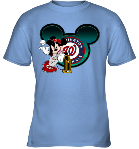 Baseball Mickey Team Washington Nationals Premium Men's T-Shirt 